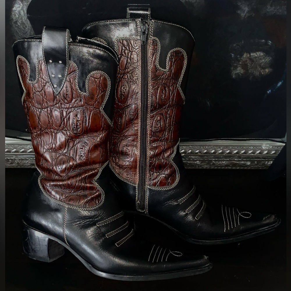 Genuine Italian leather boots